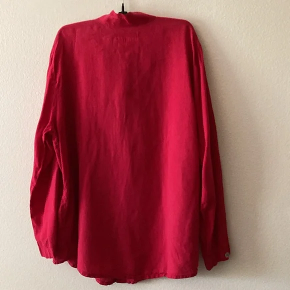 FLAX  100% Linen Shirt - Picture 3 of 4